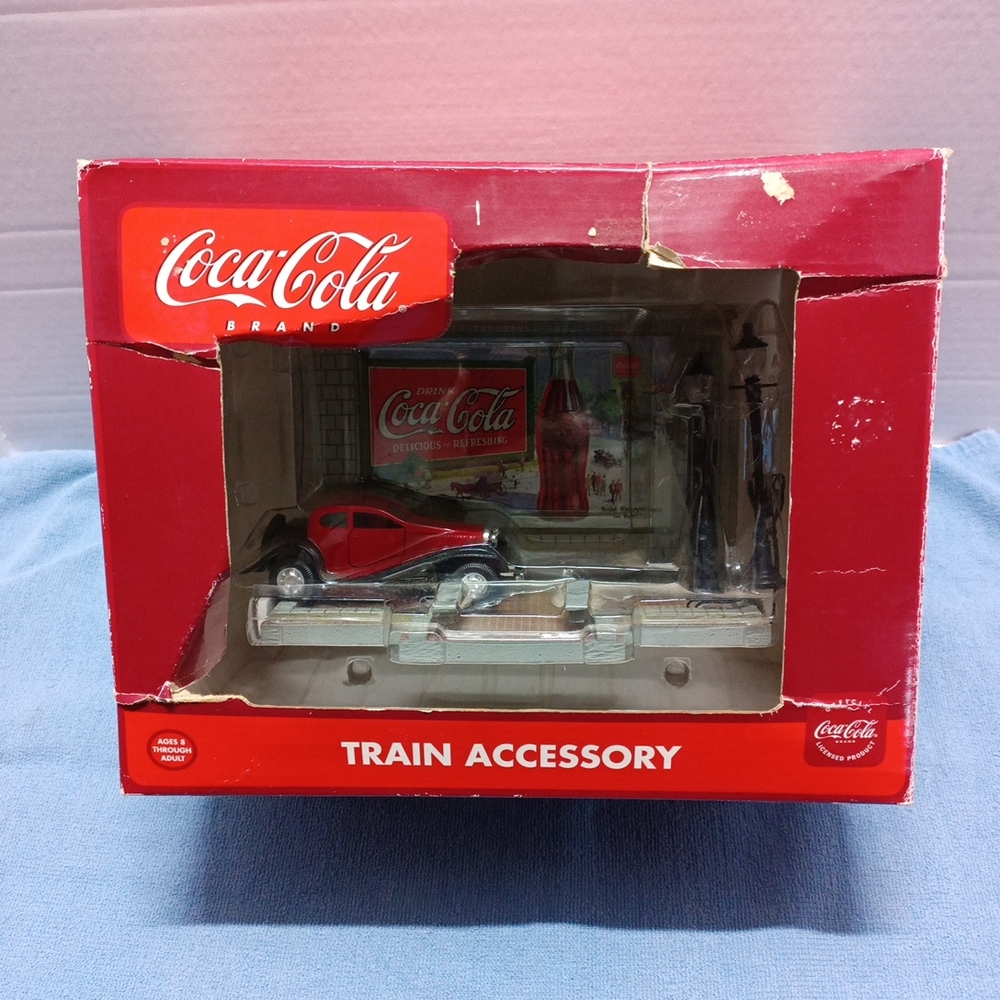 Coca Cola Red Train Car Set